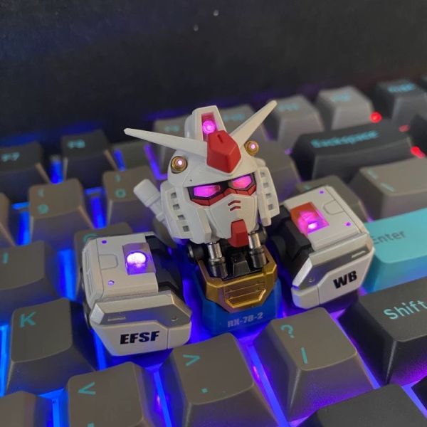 【史派克工廠】結單 預購24年5月 鋼彈 RX-78 機械鍵盤 替換按鍵 可正常按壓使用 0502 鋼彈 RX-78 機械鍵盤 替換按鍵 可正常按壓使用