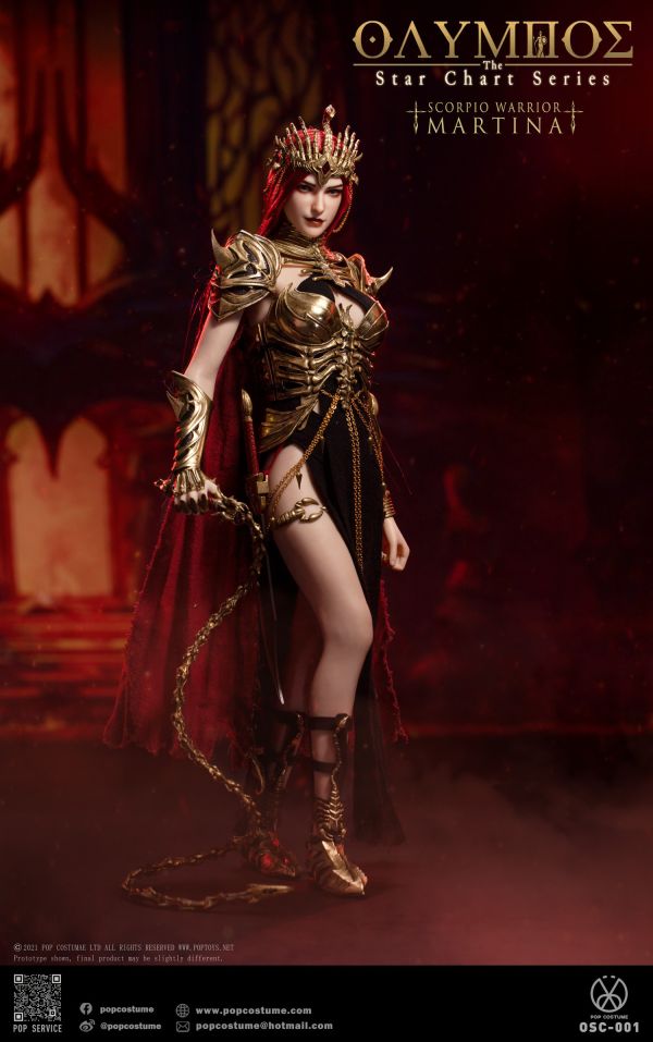【史派克工廠】結單 預購Q2 POP 1/6 奧林匹斯 星圖系列 OSC-001 天蠍戰士 馬爾斯蒂娜 & 天蠍地台 1207 POP 1/6 奧林匹斯 星圖系列 OSC-001 天蠍戰士 馬爾斯蒂娜 & 天蠍地台