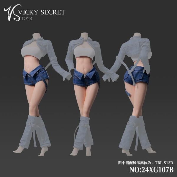 【史派克工廠】結單25年Q3 VSTOYS 1/6 潮流牛仔套裝 裙子24XG106AB 107AB 共4款 0328 VSTOYS 1/6 潮流牛仔套裝 裙子24XG106AB 107AB 共4款