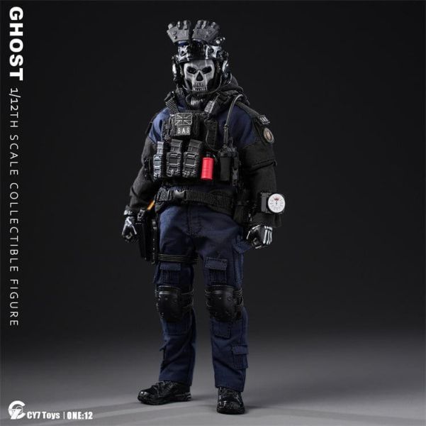 【史派克工廠】結單 免運 27年2月 CY7 Toys 黑夜幽靈 1/12可動人偶 1028 CY7 Toys 黑夜幽靈 1/12可動人偶