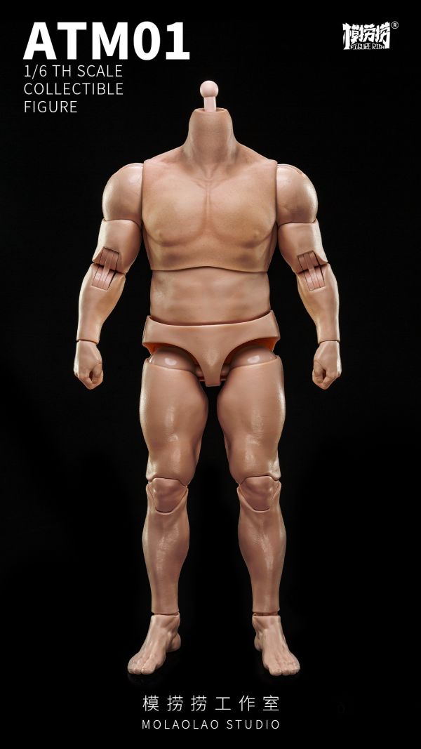 【史派克工廠】結單 預購Q4 模撈撈 1/6 超可動兵人素體系列 ATM01 標準版 & ATM01-1 紋身版 0627 模撈撈 1/6 超可動兵人素體系列 ATM01 標準版 & ATM01-1 紋身版