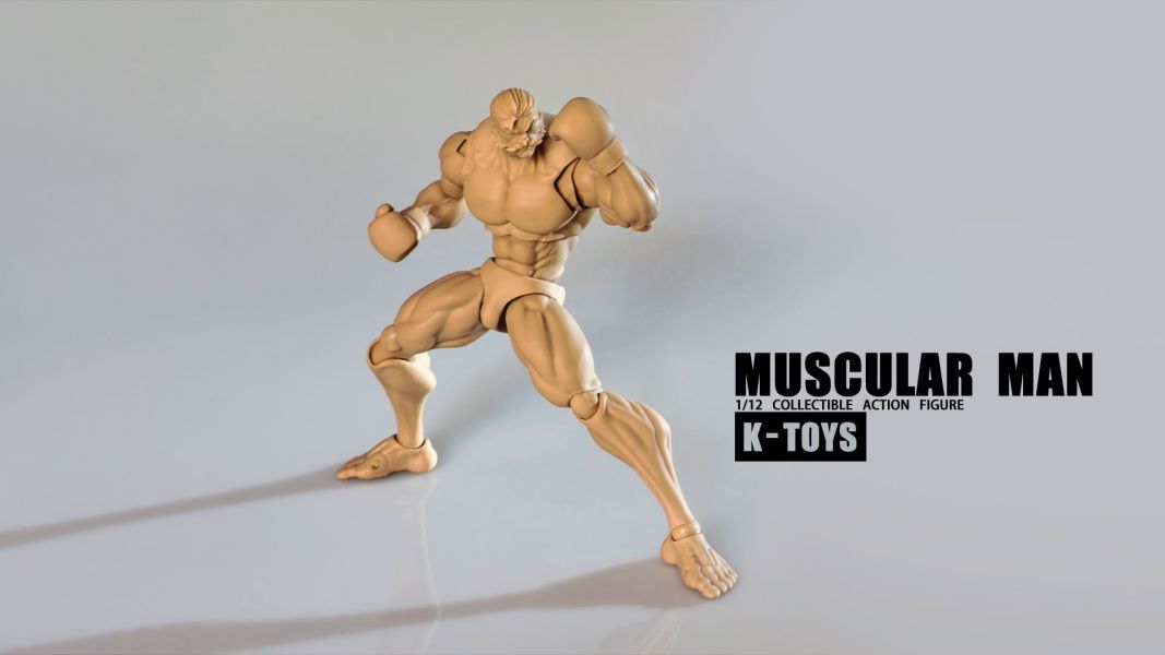 【史派克工廠】結單免運25年Q3 K-Toys 1/12 強壯肌肉男素體 KT01A白肌 黃肌 黑肌 0708 K-Toys 1/12 強壯肌肉男素體 KT01A白肌 黃肌 黑肌
