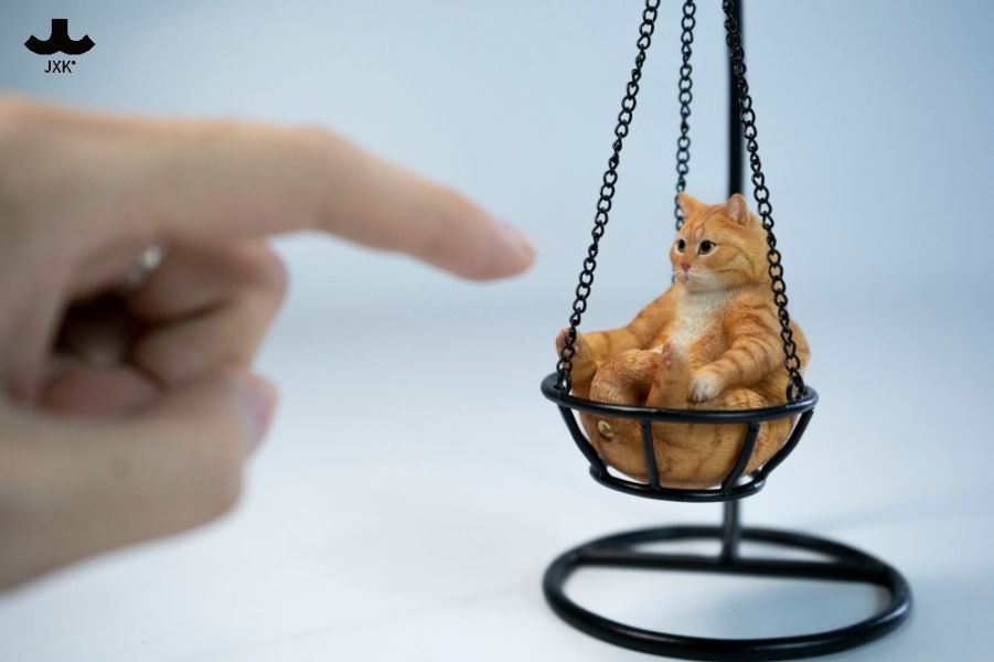 【史派克工廠】預購26年Q1 JXK 貓咪搖搖樂 橘貓 虎斑貓 黑貓 貓 動物 模型 JXK326 0114 JXK 貓咪搖搖樂 橘貓 虎斑貓 黑貓 貓 動物 模型 JXK326