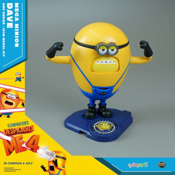 【史派克工廠】現貨 yolopark AMK 神偷奶爸4 小小兵 SUPERDAVE 12cm AMK 神偷奶爸4 SUPERDAVE 12cm yolopark 小小兵