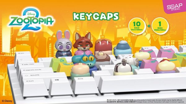 【史派克工廠】預購免運Q2 野獸國 SOAP STUDIO 迪士尼 動物方城市 鍵盤按鍵 盲盒 一中盒10入 1213 野獸國 SOAP STUDIO 迪士尼 動物方城市 鍵盤按鍵 盲盒 一中盒10入