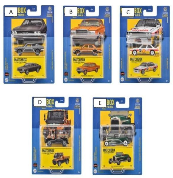 【史派克工廠】結單 預購24年9月 火柴盒小汽車 收藏款 GBJ48-986Y 全五款 0724 火柴盒小汽車 收藏款 GBJ48-986Y 全五款