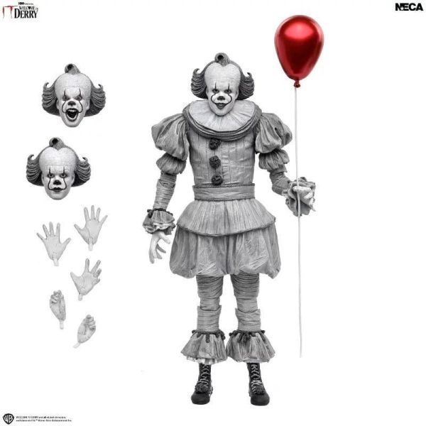 【史派克工廠】預購26年11月 NECA 牠：歡迎來到德利鎮 終極 黑白 潘尼懷斯 7吋 可動 1012 NECA 牠：歡迎來到德利鎮 終極 黑白 潘尼懷斯 7吋 可動