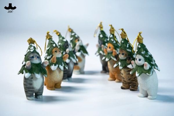 【史派克工廠】結單25年12月 JXK 聖誕喵樹 JXK325 靜態動物 模型 公仔 共8款 1202 JXK 聖誕喵樹 JXK325 靜態動物 模型 公仔 共8款