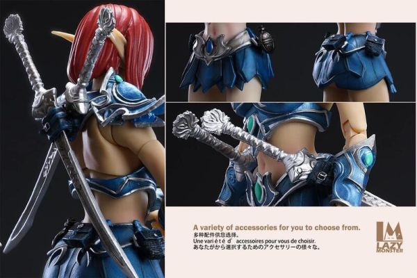 【史派克工廠】結單免運24年12月 懶工作室 1/12 橡木鎮精靈守衛 白膚色 黃膚色 17公分 可動完成品 1029 懶工作室 1/12 橡木鎮精靈守衛 白膚色 黃膚色 17公分 可動完成品