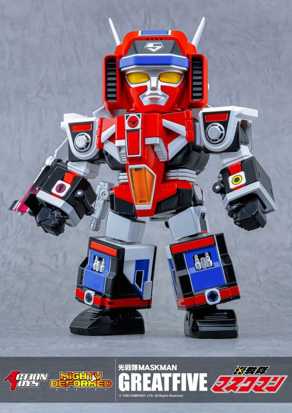 【史派克工廠】結單免運25年Q2 Action Toys ES合金 光戰隊覆面人 MASKMAN 五機合體 GREAT FIVE 1008 Action Toys ES合金 光戰隊覆面人 MASKMAN 五機合體 GREAT FIVE