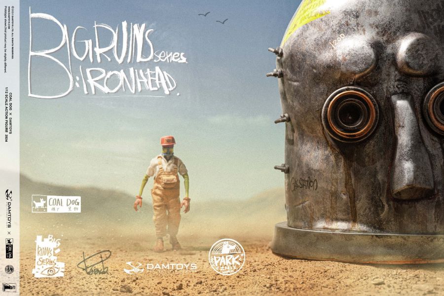 【史派克工廠】結單預購免運25年Q1 Coaldog煤廠黑狗 Damtoys 大廢墟 鐵頭托尼 22cm PES036 0911 Coaldog煤廠黑狗 Damtoys 大廢墟 鐵頭托尼 22cm PES036