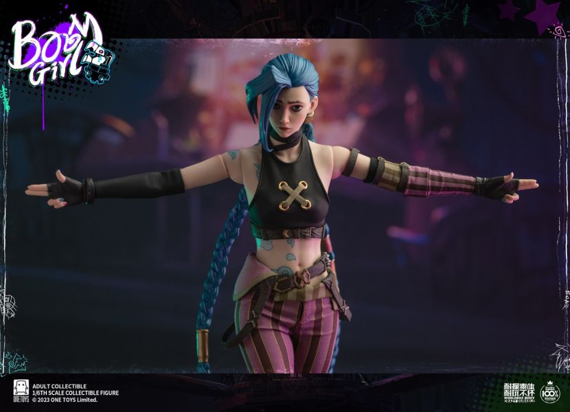 【史派克工廠】結單 預購免運Q1 Onetoys 1/6 英雄聯盟 奧術 吉茵珂絲 OT020普通 &OT021豪華 1013 Onetoys 1/6 英雄聯盟 奧術 吉茵珂絲 OT020普通 &OT021豪華