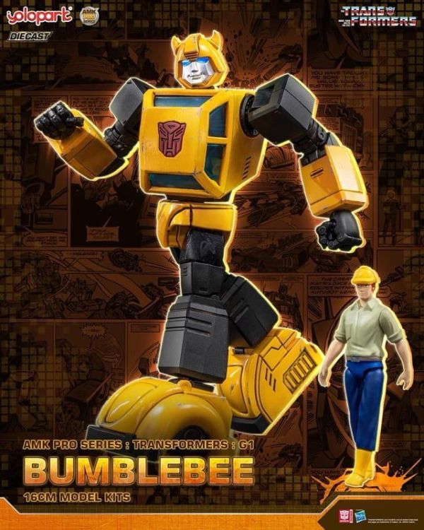 【史派克工廠】結單免運26年Q1 YOLOPARK AMK PRO系列 變形金剛G1 大黃蜂 預組裝合金可動 0323 YOLOPARK AMK PRO系列-變形金剛 G1 大黃蜂 預組裝可動模型
