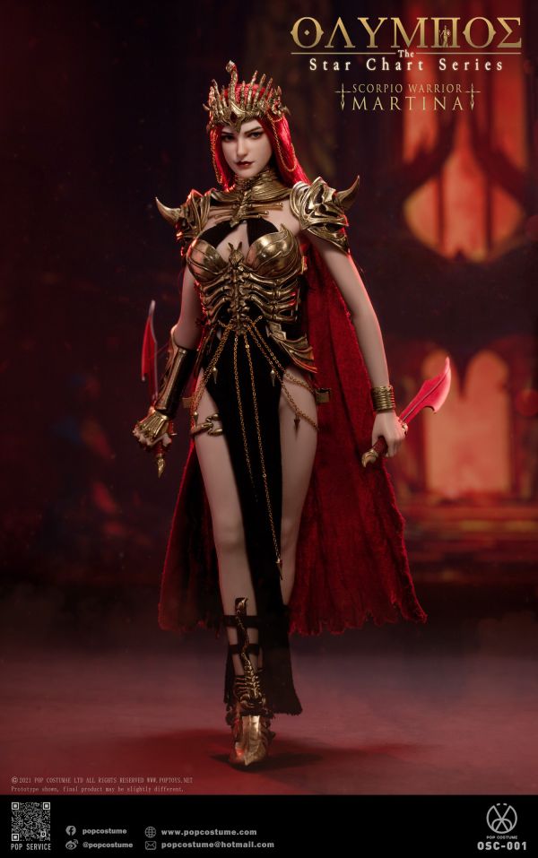 【史派克工廠】結單 預購Q2 POP 1/6 奧林匹斯 星圖系列 OSC-001 天蠍戰士 馬爾斯蒂娜 & 天蠍地台 1207 POP 1/6 奧林匹斯 星圖系列 OSC-001 天蠍戰士 馬爾斯蒂娜 & 天蠍地台