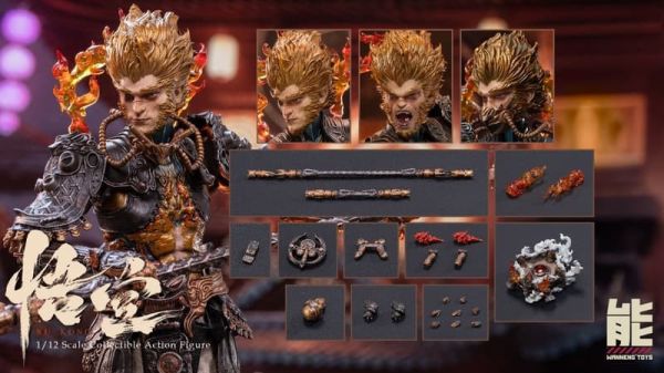 【史派克工廠】結單免運Q3 腕能 Wanneng Toys 1/12 悟空 原始設計可動人偶 SPT-001 0202 腕能 Wanneng Toys 1/12 悟空 原始設計可動人偶 SPT-001