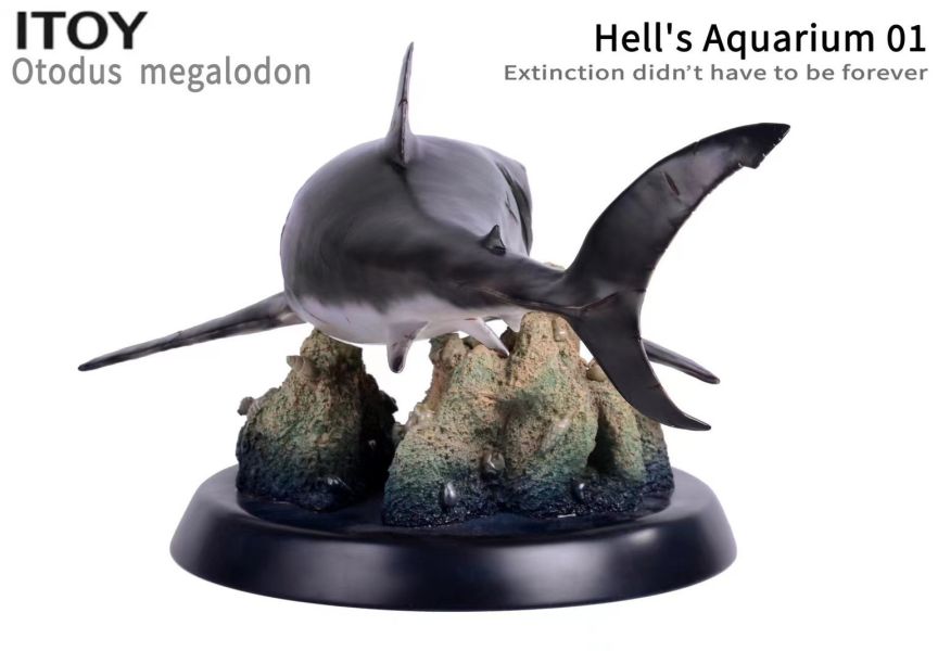 【史派克工廠】結單 預購免運 ITOY 地獄水族館 第一彈 巨齒鯊 鯊魚 雕像 40cm 訂 0125 ITOY 地獄水族館 第一彈 巨齒鯊 鯊魚 雕像 40cm