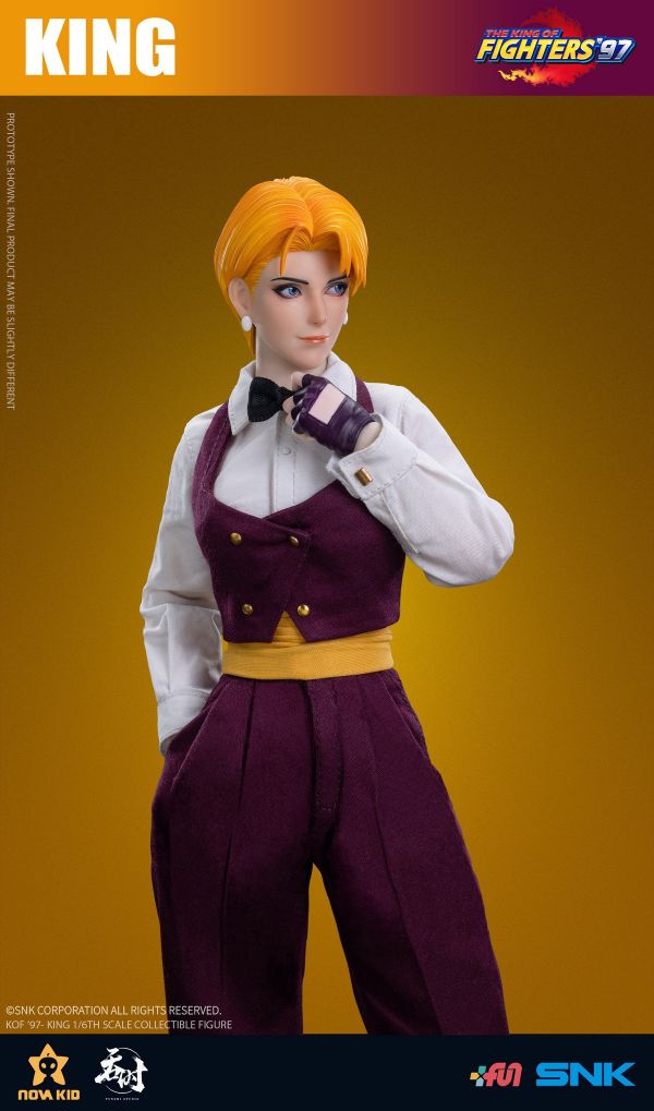【史派克工廠】結單 預購免運Q2 SNK 星之子工作室 吞時工作室 拳皇’97 瓊 KING 1/6 可動 布衣 1123 SNK 星之子工作室 吞時工作室 拳皇’97 瓊 KING 1/6 可動 布衣