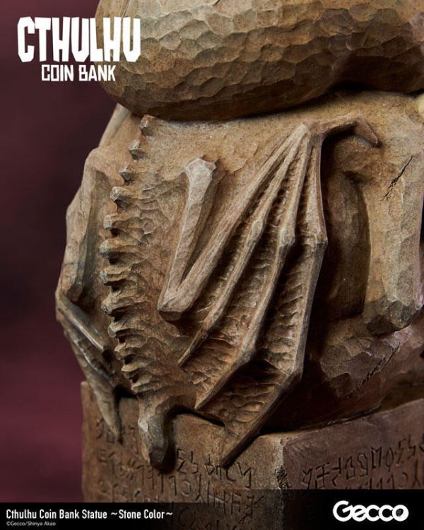 【史派克工廠】結單25年2月 Gecco 克蘇魯的呼喚 克蘇魯 雕像造型儲金箱 石材色 存錢筒 1014 Gecco 克蘇魯的呼喚 克蘇魯 雕像造型儲金箱 石材色 存錢筒