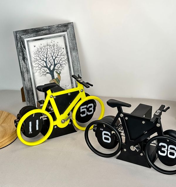 【史派克工廠】結單免運26年1月 MIDCLOCK 桌面自動翻頁時鐘 一代自行車 12小時制 6色 0130 MIDCLOCK 桌面自動翻頁時鐘 一代自行車 12小時制 6色