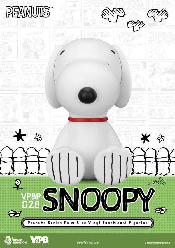 【史派克工廠】結單免運25年Q3 VPBP-028 花生漫畫系列 掌心儲金公仔 史努比 0702 VPBP-028 花生漫畫系列 掌心儲金公仔 史努比