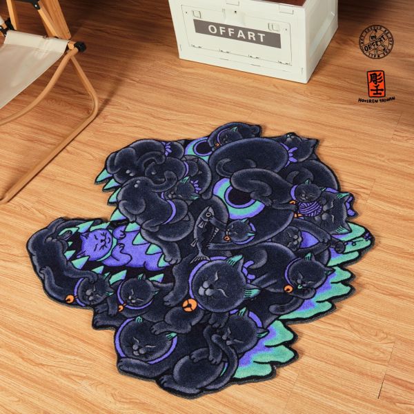 【史派克工廠】結單 預購免運23年11月 OFF ART 百貓紅蓮 地毯 核限定 1023 OFF ART 百貓紅蓮 地毯 核限定