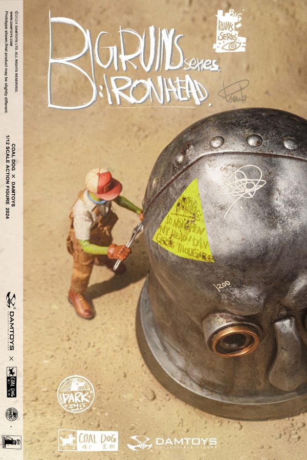 【史派克工廠】結單預購免運25年Q1 Coaldog煤廠黑狗 Damtoys 大廢墟 鐵頭托尼 22cm PES036 0911 Coaldog煤廠黑狗 Damtoys 大廢墟 鐵頭托尼 22cm PES036