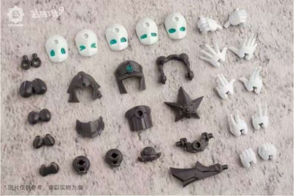 【史派克工廠】預購免運26年2月 全開工作室 基因干涉 QK-ST-002 素體套裝02 組裝模型 0113 全開工作室 基因干涉 QK-ST-002 素體套裝02 組裝模型