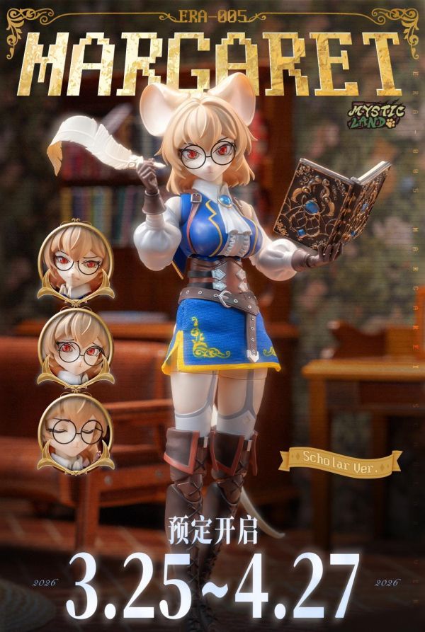 【史派克工廠】預購Q4 LADoTOYS 魔法大陸 ERA-005 鼠娘 瑪格麗特 瑪斯 研究員 1/12 0423 LADoTOYS 魔法大陸 ERA-005 鼠娘 瑪格麗特 瑪斯 研究員 1/12