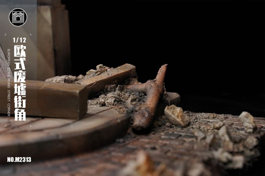 【史派克工廠】結單 預購23年Q4 mmmtoys 1/12 歐式廢墟街角 M2313 0606 mmmtoys 1/12 歐式廢墟街角 M2313