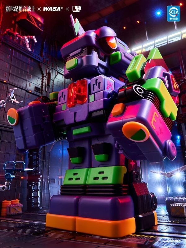 【史派克工廠】預購免運25年Q4 野獸國 WASA x EVA 206聯名系列 超列車合體 盲盒 一中盒4入 1113 WASA x EVA 206聯名系列 超列車合體 盲盒 一中盒4入