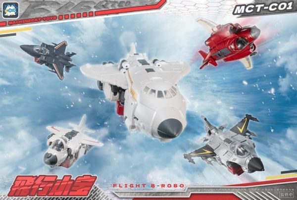 【史派克工廠】結單免運8月 MachineCat-Toy 飛行小寶 5合體變形玩具 MCT-C01 0525 MachineCat-Toy 飛行小寶 5合體變形玩具 MCT-C01
