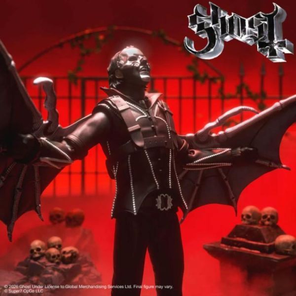 【史派克工廠】結單免運26年12月 Super7 7寸 瑞典搖滾樂隊Ghost Papa V Perpetua 0327 Super7 7寸 瑞典搖滾樂隊Ghost Papa V Perpetua