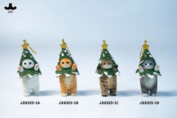 【史派克工廠】結單25年12月 JXK 聖誕喵樹 JXK325 靜態動物 模型 公仔 共8款 1202 JXK 聖誕喵樹 JXK325 靜態動物 模型 公仔 共8款