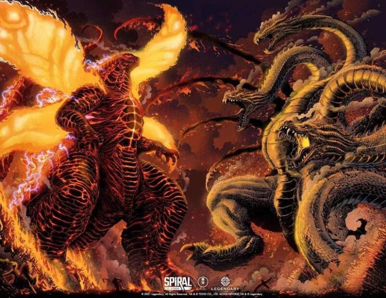 【史派克工廠】現貨 Spiral Studio 哥吉拉怪獸之王 紅蓮哥吉拉 普通 豪華版 X0201 Spiral Studio 哥吉拉怪獸之王 紅蓮哥吉拉 普通 豪華版