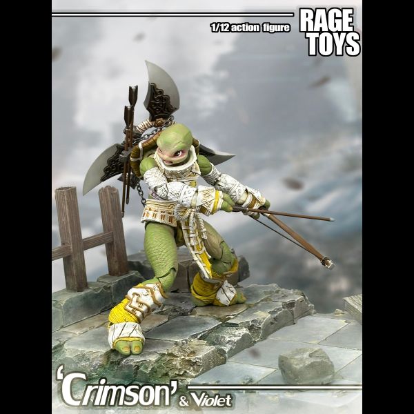 【史派克工廠】預購免運26年Q2 烈炎工作室 武士力量 烏龜姊妹花 可動人偶 1226 烈炎工作室 武士力量 烏龜姊妹花 可動人偶