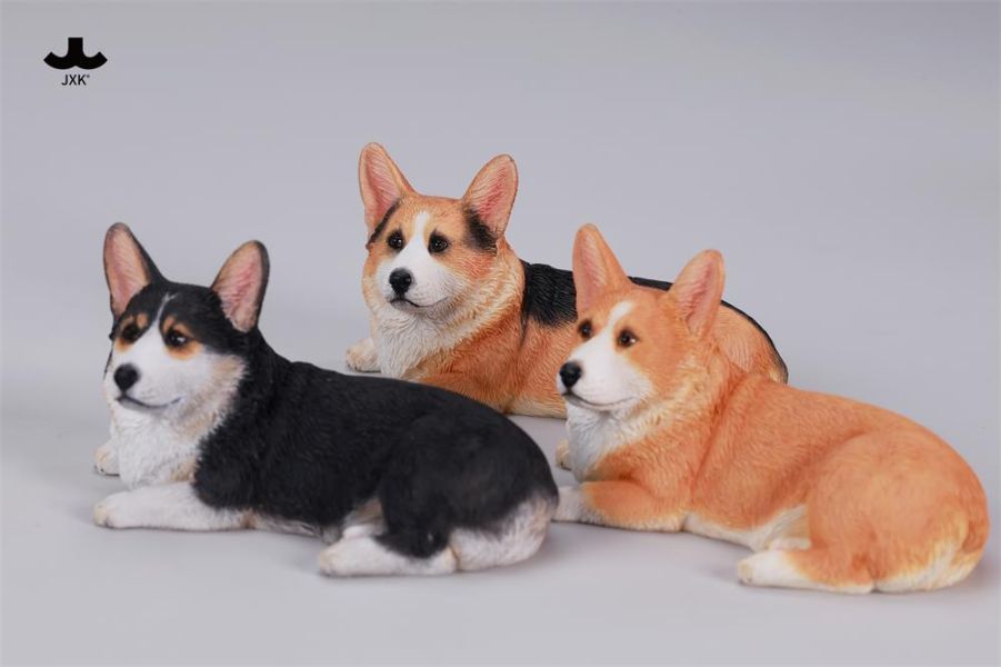 【史派克工廠】結單26年Q2 JXK JXK315 慵懶柯基 Lazy Corgi 動物模型 三色 0209 JXK JXK315 慵懶柯基 Lazy Corgi 動物模型 三色