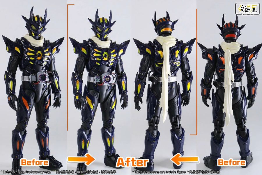 【史派克工廠】結單25年2月 改造屋 shf 假面騎士 Dread 多雷德 升級貼紙 0123 改造屋 shf 假面騎士 Dread 多雷德 升級貼紙