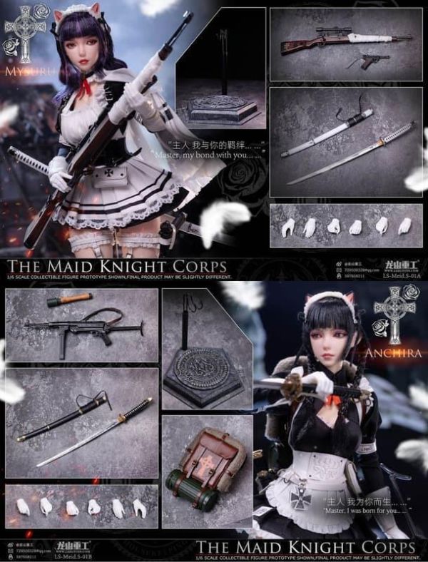 【史派克工廠】預購免運26年Q3 龍山重工 1/6 女僕騎士團 狙擊手 米蘇 & 擲彈兵 安琪拉 可動 0302 龍山重工 1/6 女僕騎士團 狙擊手 米蘇 & 擲彈兵 安琪拉 可動