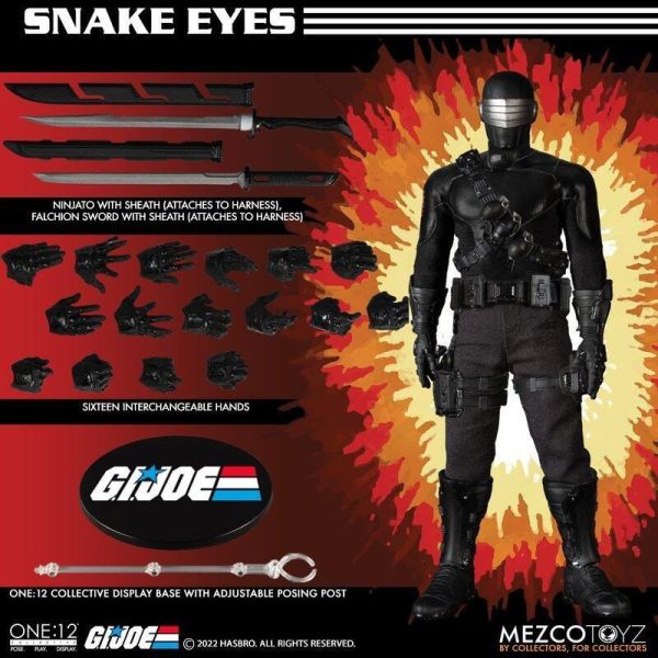 【史派克工廠】現貨 MEZCO One:12 G.I. Joe 特種部隊 蛇眼 豪華版 X0327 MEZCO One:12 G.I. Joe 特種部隊 蛇眼 豪華版