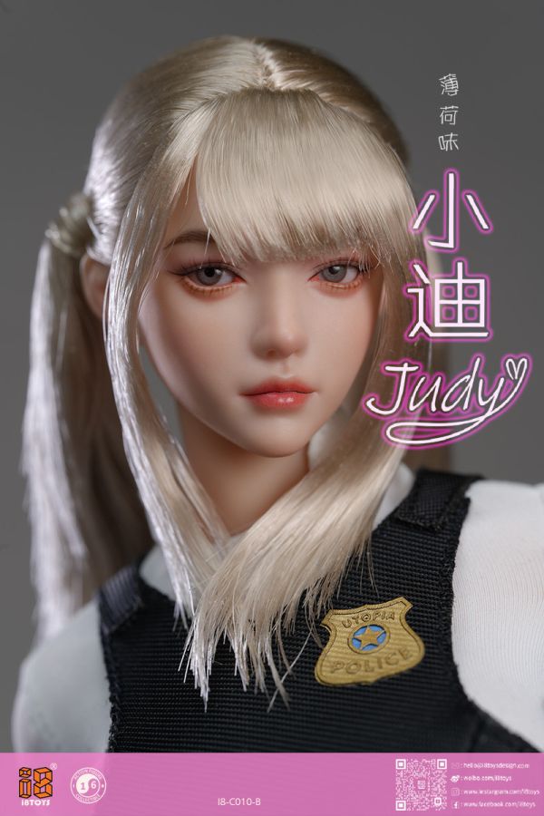 【史派克工廠】結單免運25年Q3 I8TOYS 1/6薄荷口味 小迪Judy 頭雕服飾套裝i8-C010-B款 0725 I8TOYS 1/6薄荷口味 小迪Judy 頭雕服飾套裝i8-C010-B款