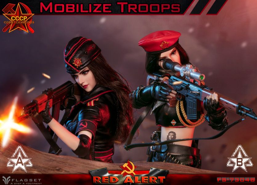 【史派克工廠】結單 預購免運Q4 Flagset 紅色預警1/6蘇聯狙擊手小隊 FS73048 A款納斯佳 B款貝拉 0612 Flagset 紅色預警1/6蘇聯狙擊手小隊 FS73048 A款納斯佳 B款貝拉