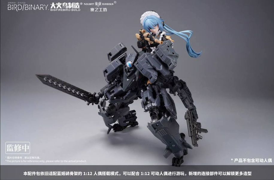 【史派克工廠】結單免運25年9月 大火鳥製造 異鳥代碼 藍姬鶲+燒夷彈裝甲 套裝 配件包 0819 大火鳥製造 異鳥代碼 藍姬鶲+燒夷彈裝甲 套裝 配件包