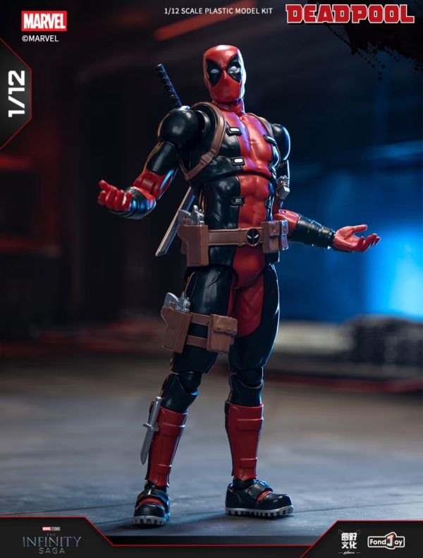 【史派克工廠】結單免運25年3月 FondJoy 泛樂 死侍 組裝模型 1/12 6寸可動 0226 FondJoy 泛樂 死侍 組裝模型 1/12 6寸可動