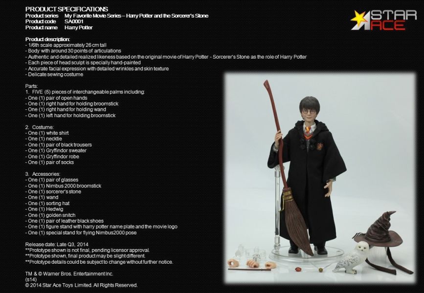 【史派克工廠】結單 預購24年Q3 Star Ace Toys 1/6 Harry Potter少年 哈利波特SA0001 0503 Star Ace Toys 1/6 Harry Potter少年 哈利波特 SA0001