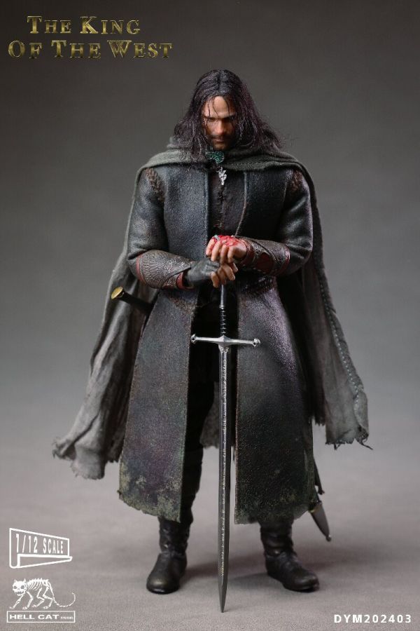 【史派克工廠】結單免運25年Q3 地獄貓 1/12 西方之王 魔戒 亞拉岡 可動人偶 DYM202403 0424 地獄貓 1/12 西方之王 魔戒 亞拉岡 可動人偶 DYM202403