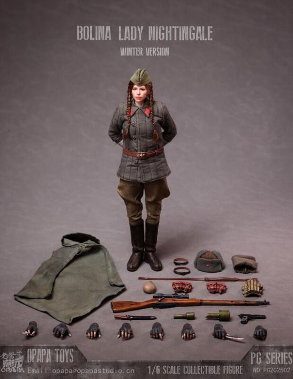 【史派克工廠】結單免運25年Q3 老爹潮玩 OPAPA TOYS 1/6 波麗娜 夜鶯女士 冬裝版 0711 老爹潮玩 OPAPA TOYS 1/6 波麗娜 夜鶯女士 冬裝版