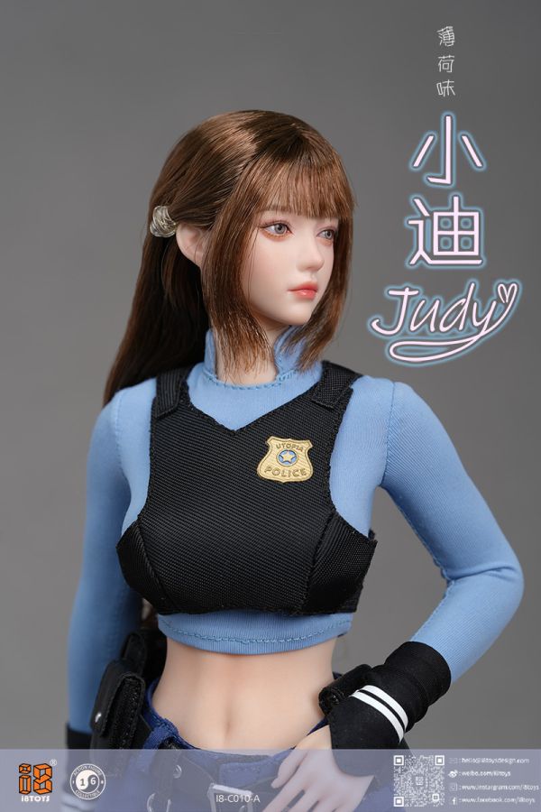 【史派克工廠】結單免運25年Q3 I8TOYS 1/6薄荷口味 小迪Judy 頭雕服飾套裝i8-C010-A款 0725 I8TOYS 1/6薄荷口味 小迪Judy 頭雕服飾套裝i8-C010-A款