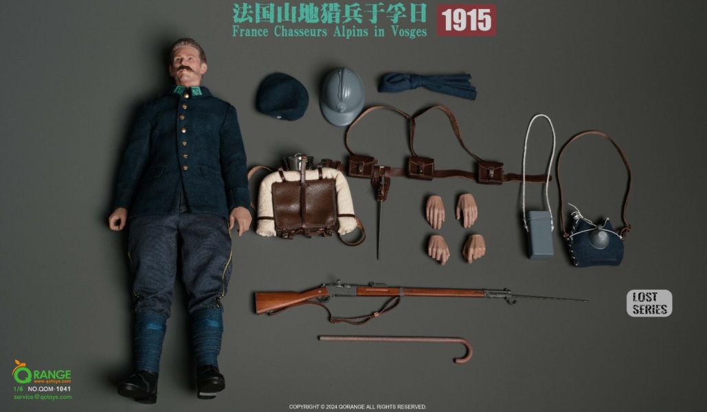 【史派克工廠】結單 預購24年Q4 QORANGE QOTOYS 1/6 法國山地獵兵於孚日1915 QOM-1041 0708 QORANGE QOTOYS 1/6 法國山地獵兵於孚日1915 QOM-1041