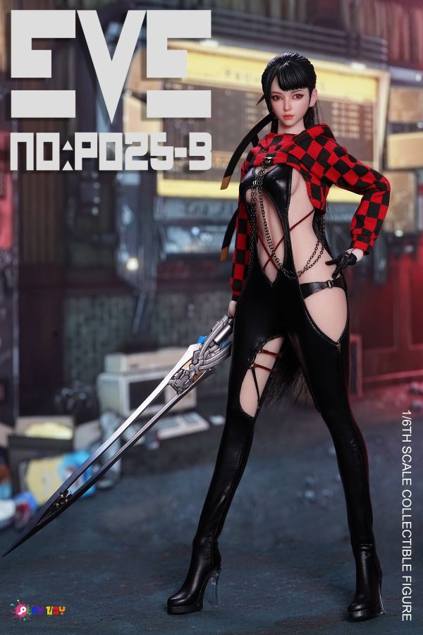 【史派克工廠】結單預購免運25年Q2 PLAY TOY 1/6 劍星 騰空小隊 EVE 可動人偶 P025B 0925 PLAY TOY 1/6 劍星 騰空小隊 EVE 可動人偶 P025B