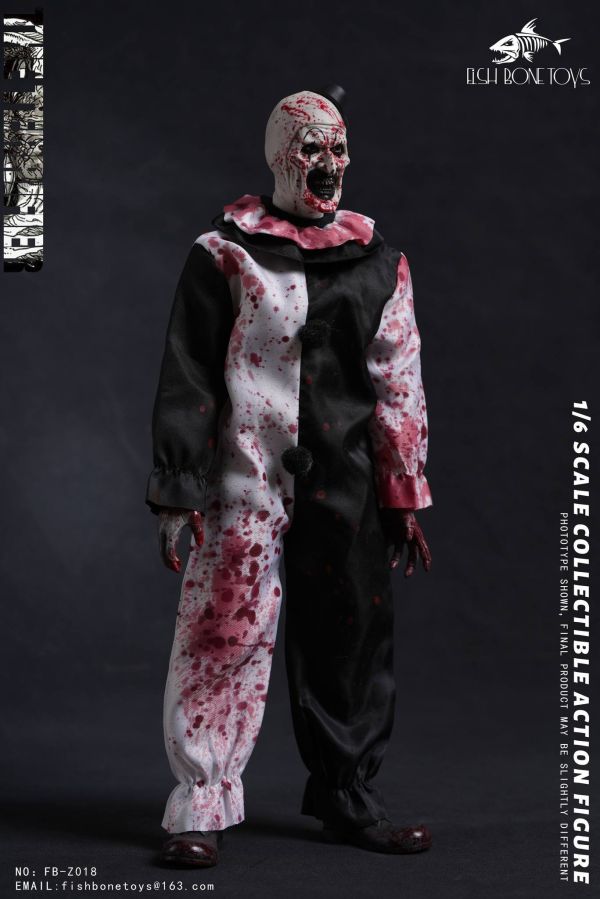 【史派克工廠】結單預購25年Q1 FISH BONETOYS NO FB-Z018 斷魂小丑 1/6 可動人偶 0725 FISH BONETOYS NO FB-Z018 斷魂小丑 1/6 可動人偶